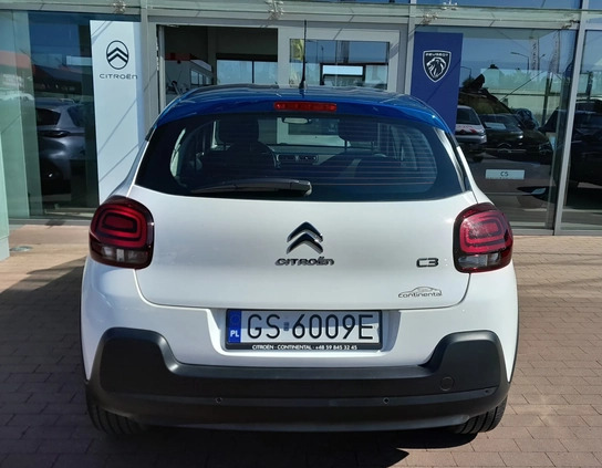 Citroen C3 cena 56900 przebieg: 22103, rok produkcji 2020 z Słupsk małe 172